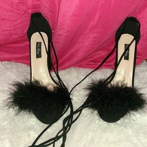 feather open shoe lace